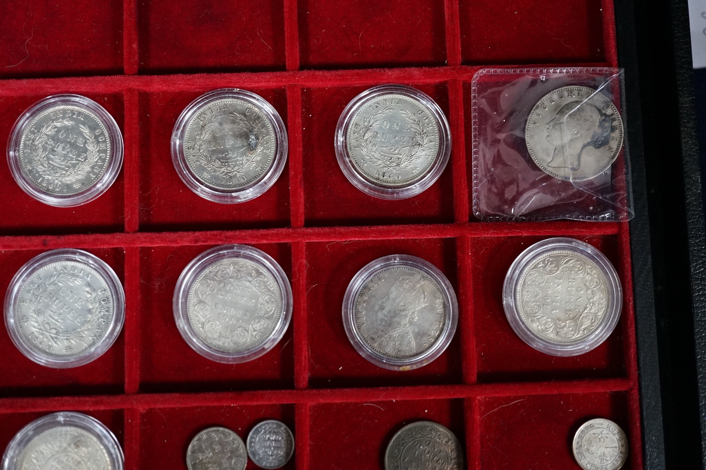 British India silver coinage, William IV to Edward VII